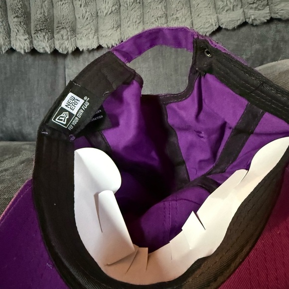 New Era Minnesota Vikings‎ Purple Adjustable Hat Unisex Size Large Football Cap - Picture 5 of 6